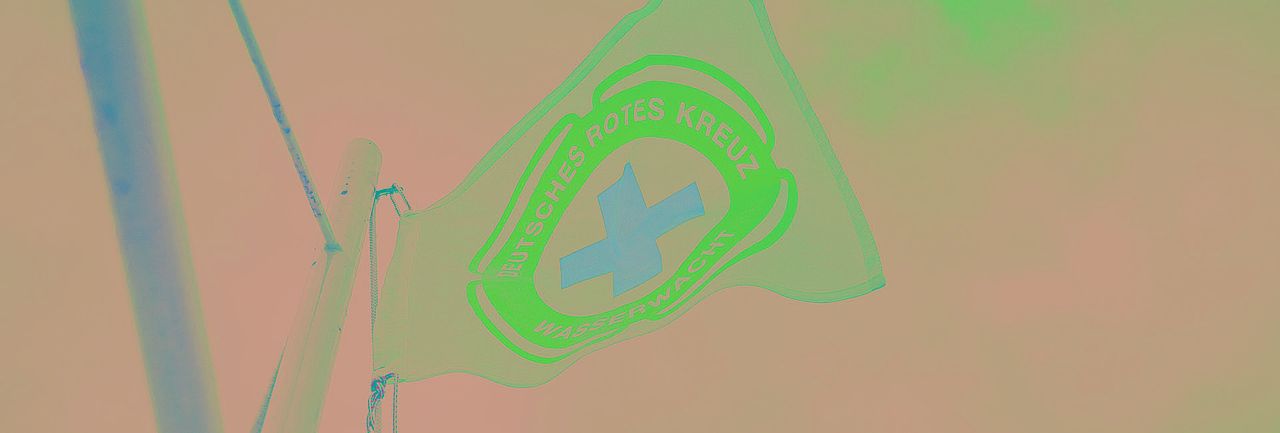 Kennzeichnung von Badezonen